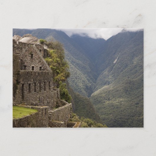 Südamerika, Peru, Machu Picchu Steinruinen Postkarte (Vorderseite)