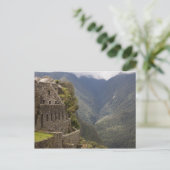 Südamerika, Peru, Machu Picchu Steinruinen Postkarte (Stehend Vorderseite)