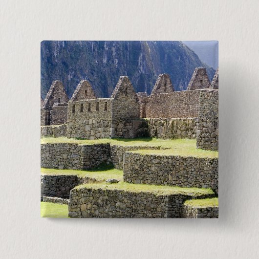 Südamerika - Peru. Steinarbeit im verlorenen Inka Button (Vorderseite)