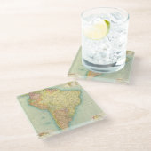 Südamerika politisch glasuntersetzer (Schrägansicht)