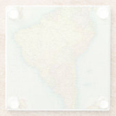 Südamerika politisch glasuntersetzer (Rückseite)