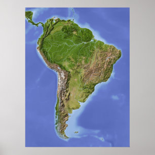 Südamerika Poster