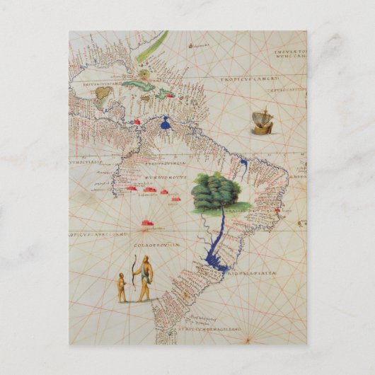 Südamerika Postkarte (Vorderseite)