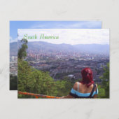 Südamerika Postkarte (Vorne/Hinten)