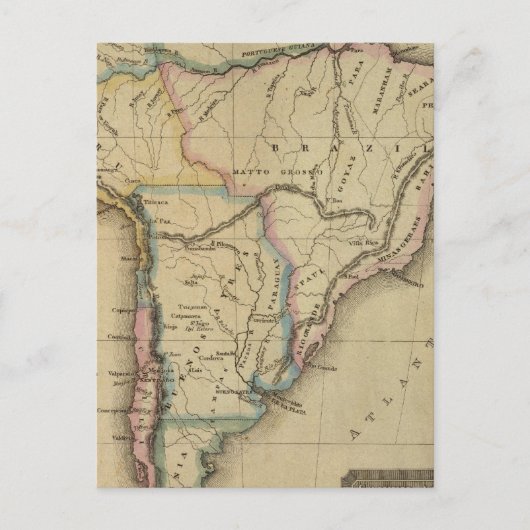 Südamerika Postkarte (Vorderseite)