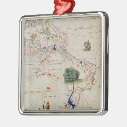 Südamerika Silbernes Ornament (Links)