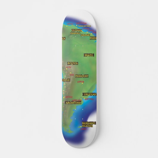 Südamerika Skateboard (Vorne)