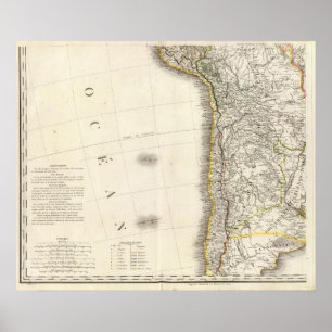 Südamerika Südosten Poster