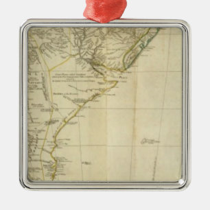 Südamerika-Südteil Silbernes Ornament
