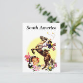 Südamerika, Vintage Travel Postcard Postkarte (Stehend Vorderseite)