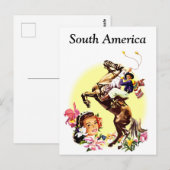 Südamerika, Vintage Travel Postcard Postkarte (Vorne/Hinten)