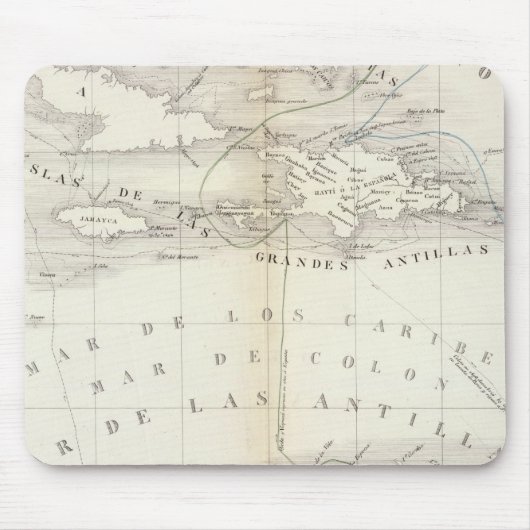 Südamerika, Westindien Mousepad (Vorne)