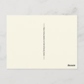 Südamerikakarte Postkarte (Rückseite)