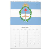 Südamerikanische Flaggen Kalender (Jan 2027)