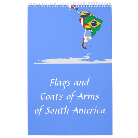 Südamerikanische Flaggen Kalender (Titelbild)