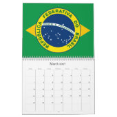 Südamerikanische Flaggen Kalender (Mär 2027)