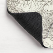 Südamerikanische Flüsse und Berge Mousepad (Ecke)