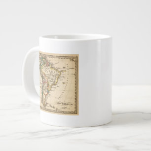 Südamerikanische Karte Jumbo-Tasse