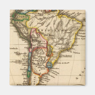 Südamerikanische Karte Magnet