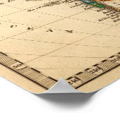 Südamerikanische Karte Poster (Ecke)