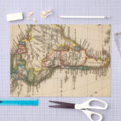 Südamerikanische Karte Seidenpapier (Handwerk)