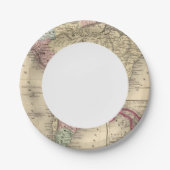 Südamerikanische Karte von Mitchell Pappteller (Vorderseite)