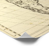 Südamerikanische Kontur Poster (Ecke)