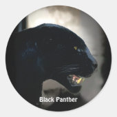 Südamerikanische Schwarze Panther Wildlife Sticker (Vorderseite)