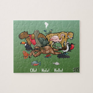 Südamerikanische Tiere - Puzzle