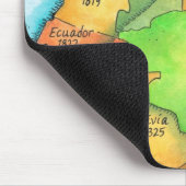 Südamerikanische Unabhängigkeit Mousepad (Ecke)