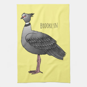 Südamerikanische Vogel Cartoon-Illustration  Geschirrtuch