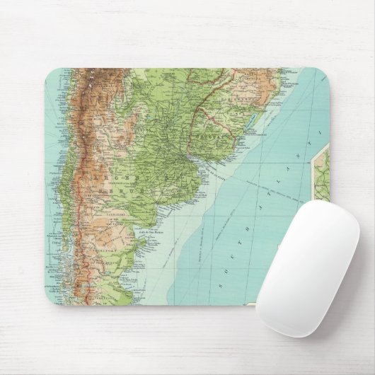 Südamerikanischer Abschnitt Mousepad (Mit Mouse)