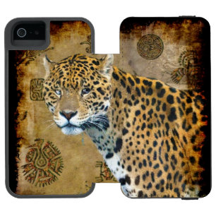 Südamerikanischer Jaguar im Tempel von Caracal Incipio Watson™ iPhone 5 Geldbörsen Hülle