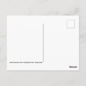 Südamerikanischer Koati auf der Postkarte der Zwei (Rückseite)