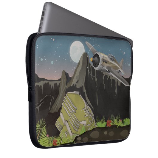 Südamerikanisches Abenteuer Laptopschutzhülle (Vorne Rechts)