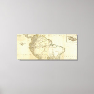 Südamerikanordabschnitt Leinwanddruck
