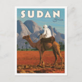 Sudan Afrika Vintage Reise Postkarte (Vorderseite)