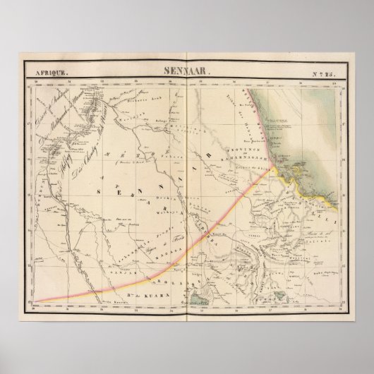 Sudan, Äthiopien Poster (Vorne)