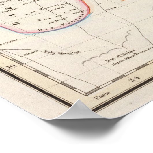 Sudan, Äthiopien Poster (Ecke)