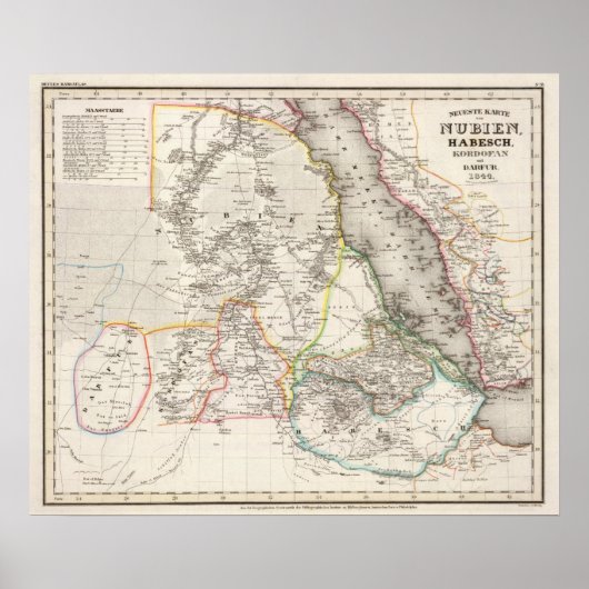 Sudan, Äthiopien Poster (Vorne)