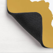 Sudan Brown Audacious Africa Mousepad (Ecke)