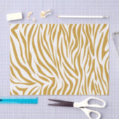 Sudan Brown Safari Zebra Seidenpapier (Handwerk)