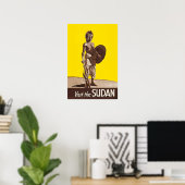 Sudan Druck Sudanese Kunst Reiseplakat  Poster (Heimbüro)