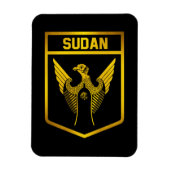 Sudan-Emblem Magnet (Vertikal)