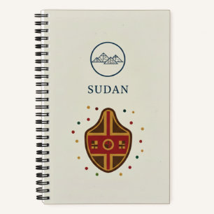 Sudan-Erbe- und Meroe-Pyramiden-Fotoarchiv Notizblock