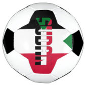 Sudan Flag Adortable Patriotic Fußball (Gedreht)