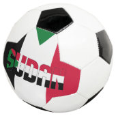 Sudan Flag Adortable Patriotic Fußball (Dreiviertel)