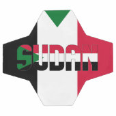 Sudan Flag Adortable Patriotic Fußball (Flach)