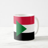 Sudan Flag Keramik Kaffee Tasse (VorderseiteRechts)