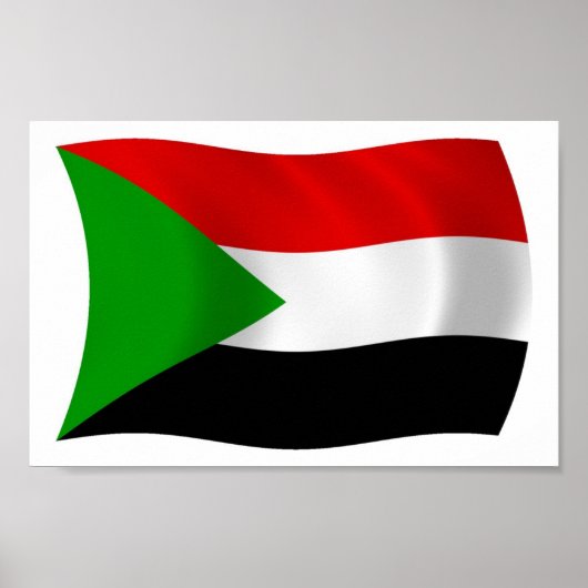 Sudan Flag Poster Print (Vorne)